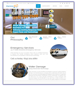 express-dry.com web design